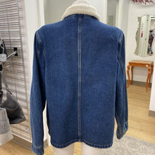 Load image into Gallery viewer, Levis sherpa collar denim jacket L
