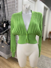 Load image into Gallery viewer, Wilfred merino wool/cotton ribbed cardi XS
