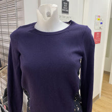 Load image into Gallery viewer, Diane Von Furstenburg merino wool/lace sweater S
