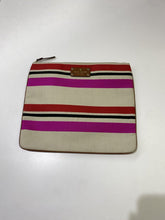 Load image into Gallery viewer, Kate Spade striped canvas clutch
