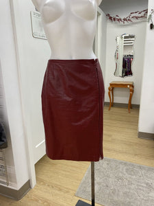 Danier vintage leather skirt 10