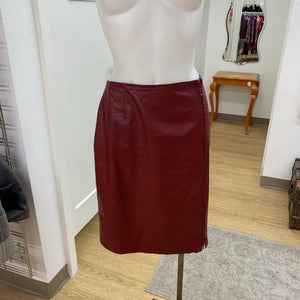 Danier vintage leather skirt 10