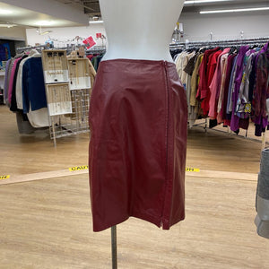 Danier vintage leather skirt 10