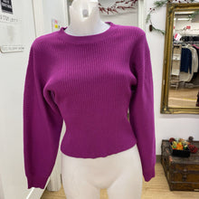 Load image into Gallery viewer, Pink Rose ribbed sweater S
