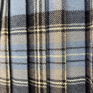 Vintage Wool Plaid pleated kilt skirt 16