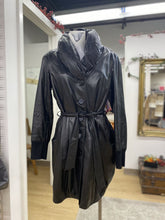 Load image into Gallery viewer, Danier leather pleated coat S
