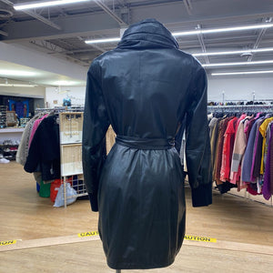 Danier leather pleated coat S