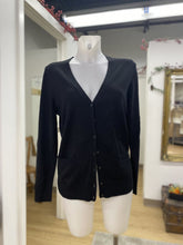 Load image into Gallery viewer, Lord &amp; Taylor merino wool button cardi M
