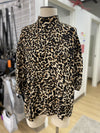 Zara leopard print top S