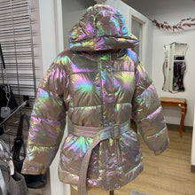 Load image into Gallery viewer, Noize iridescent quilted coat L
