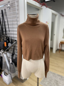 Wilfred crop wool blend sweater L