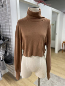 Wilfred crop wool blend sweater L