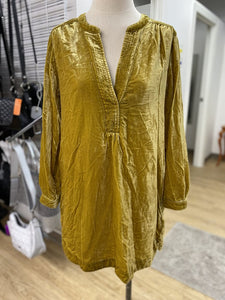 Anthropologie crushed velvet dress XS