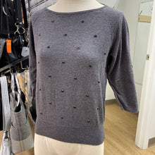 Load image into Gallery viewer, Ann Taylor beaded knit top Sp
