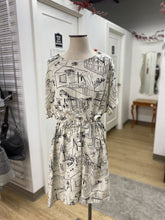 Load image into Gallery viewer, Mas Montreal print dress XL
