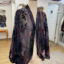 Load image into Gallery viewer, Akemi+Kin sheer/velvet open top O/S
