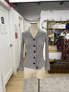Banana Republic merino wool button cardi M