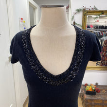 Load image into Gallery viewer, Holt Renfrew wool/angora/cashmere/blend beaded sweater S
