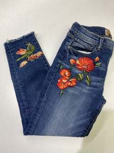 Driftwood Jackie embroidered jeans 27