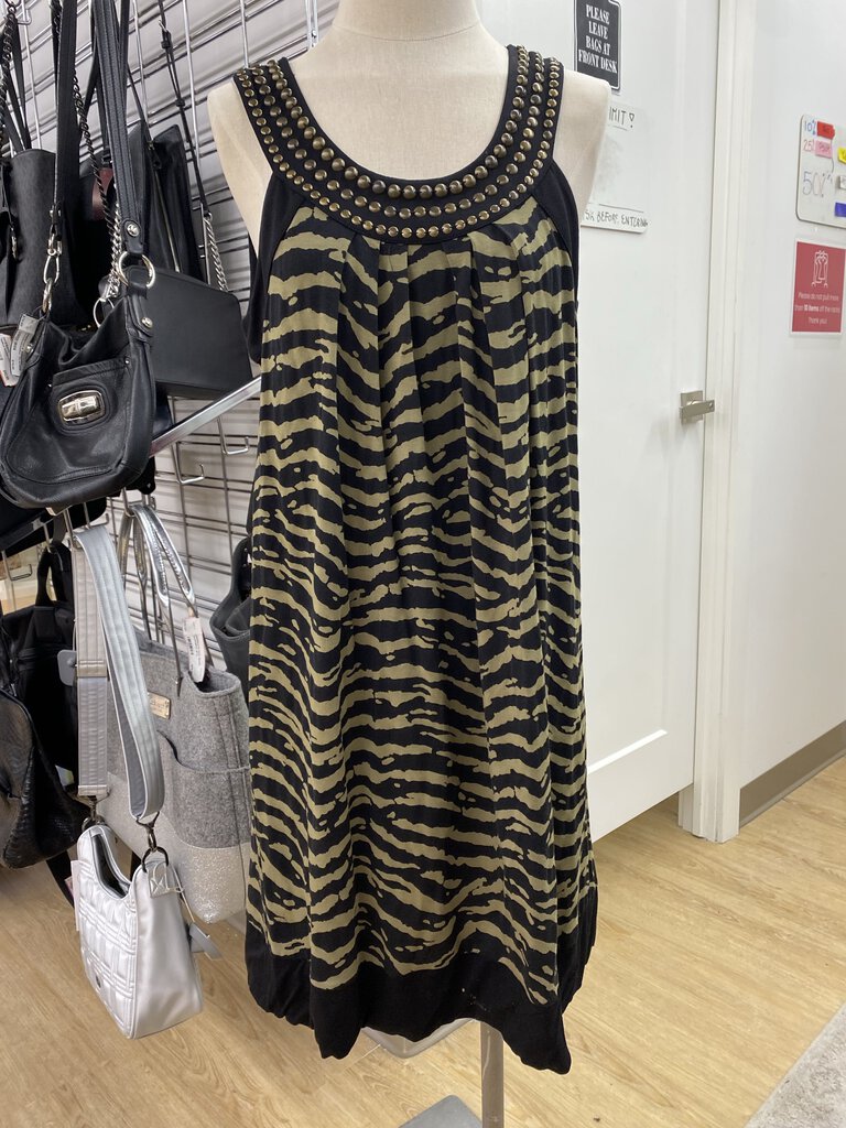 Michael Kors zebra print dress M