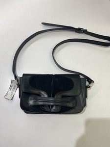 John Fluevog vintage leather/suede crossbody