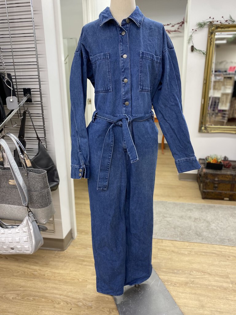 Icone denim jumpsuit XL