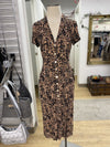 Wilfred leopard print dress S