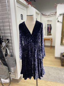 Rebecca Taylor velour dress 10