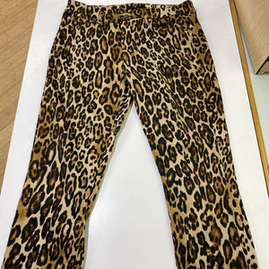 7 for all mankind leopard print jeans 30