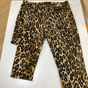 7 for all mankind leopard print jeans 30