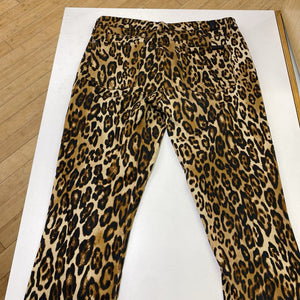 7 for all mankind leopard print jeans 30