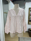 Rachel Zoe linen/cotton top L