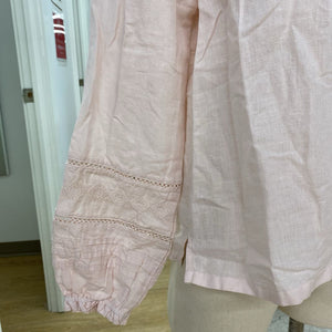 Rachel Zoe linen/cotton top L