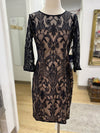 Adrianna Papell lace overlay dress NWT 8