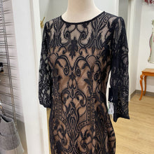 Load image into Gallery viewer, Adrianna Papell lace overlay dress NWT 8
