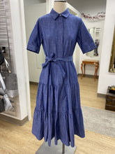 Load image into Gallery viewer, Calvin Klein chambray maxi dress 6
