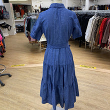 Load image into Gallery viewer, Calvin Klein chambray maxi dress 6
