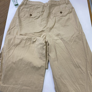 Gap pleated wide leg khaki pants 8