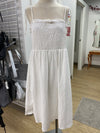 H&M eyelet/smocked dress L