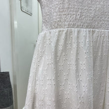 Load image into Gallery viewer, H&amp;M eyelet/smocked dress L
