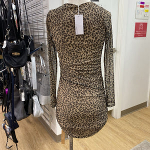 Reformation Tomas cheetah dress NWT S