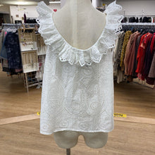 Load image into Gallery viewer, Sezane eyelet top 46
