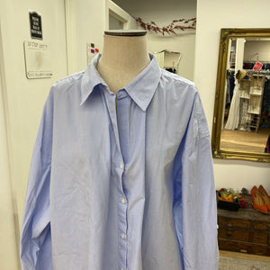 Babaton pinstripe button up XL