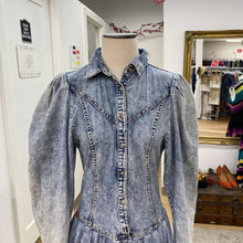 Load image into Gallery viewer, Hollywood vintage denim dress 5
