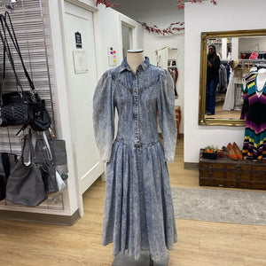 Hollywood vintage denim dress 5