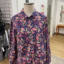 Load image into Gallery viewer, Talbots paisley button up L
