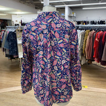 Load image into Gallery viewer, Talbots paisley button up L
