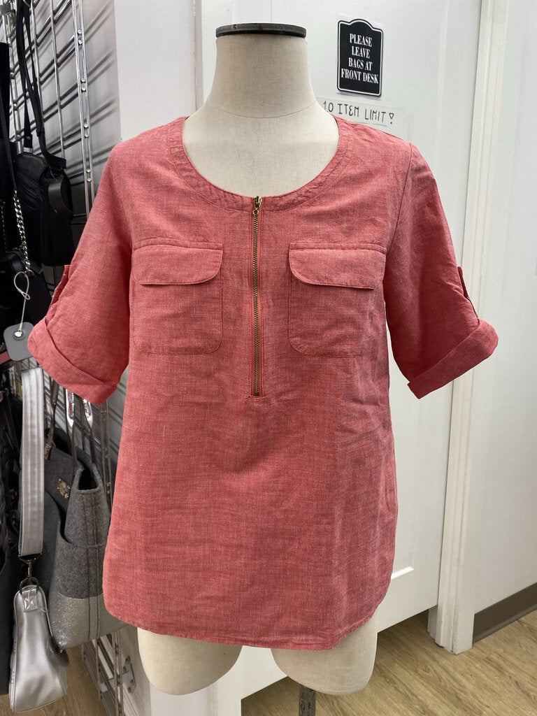 Ellen Tracy linen top S