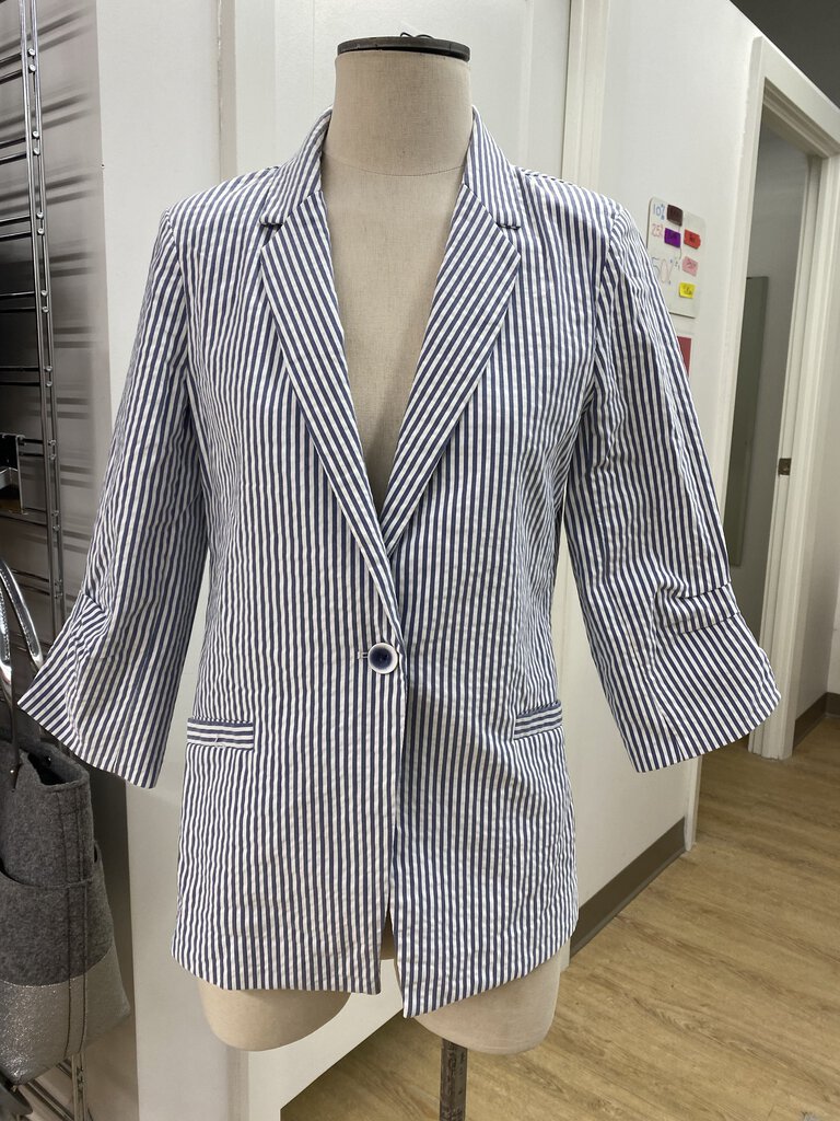 Renuar striped blazer M