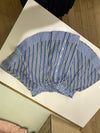 Anthropologie striped skort M NWT